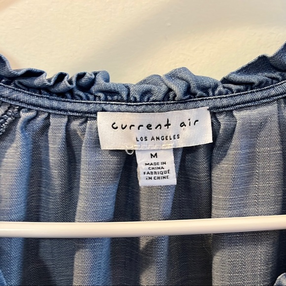 Blue Ruffled Top - Picture 3 of 4